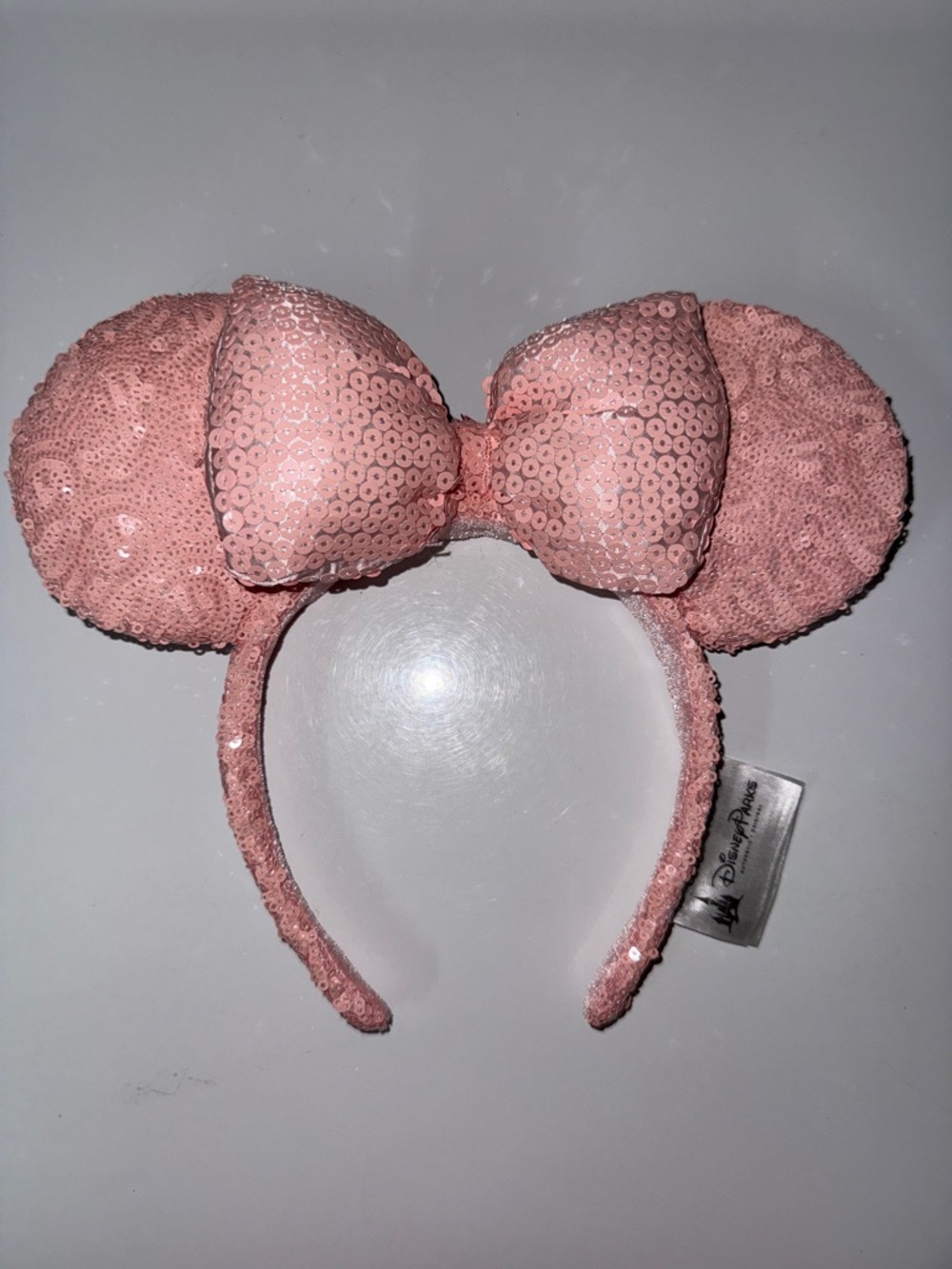 Blush pink sequence Disney ears